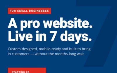 A Pro Website Live in 7 Days: How Small Businesses Win with Websites in a Week
